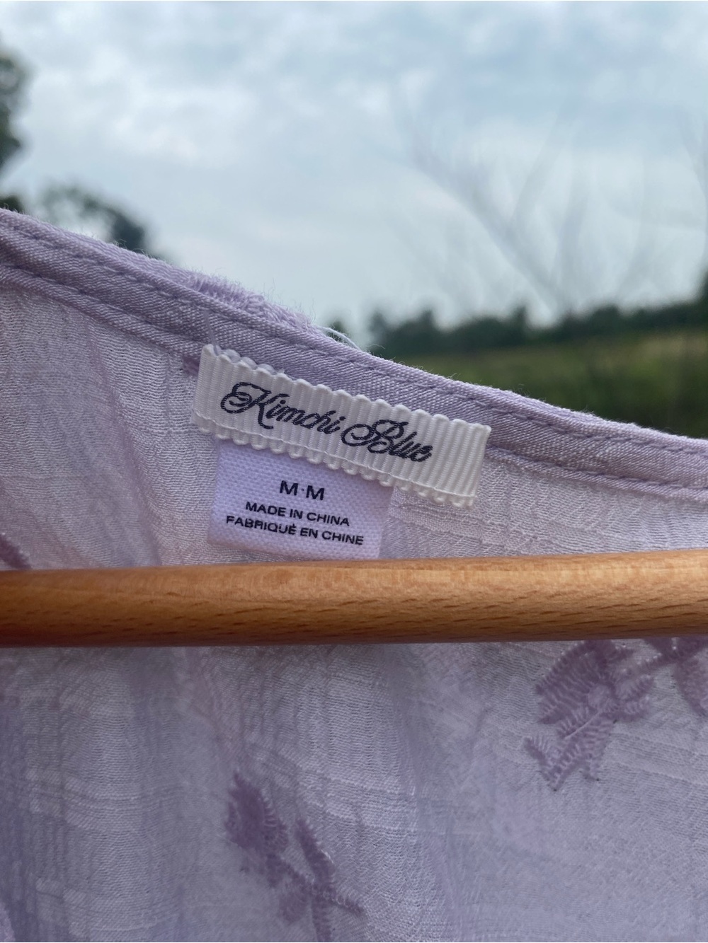 Kimchi Blue Lilac Blouse - Picture 4 of 4